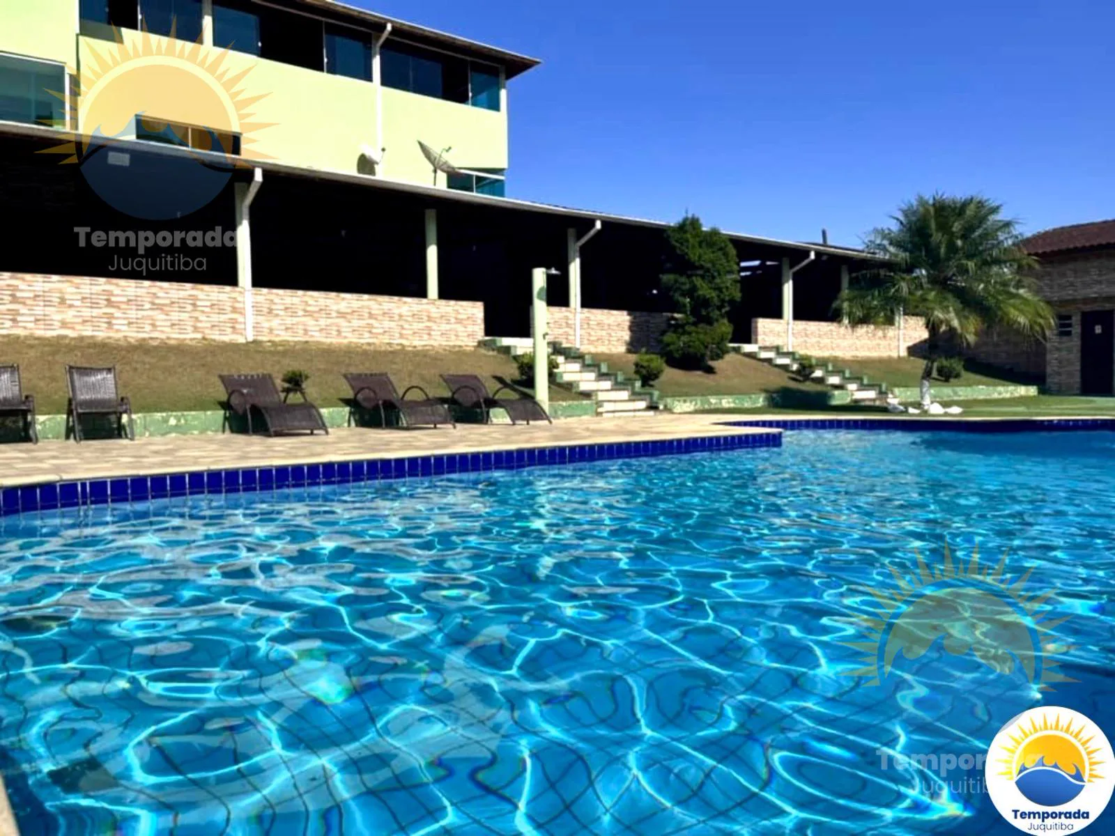 Piscina com bar molhado e campo de futebol - foto 3