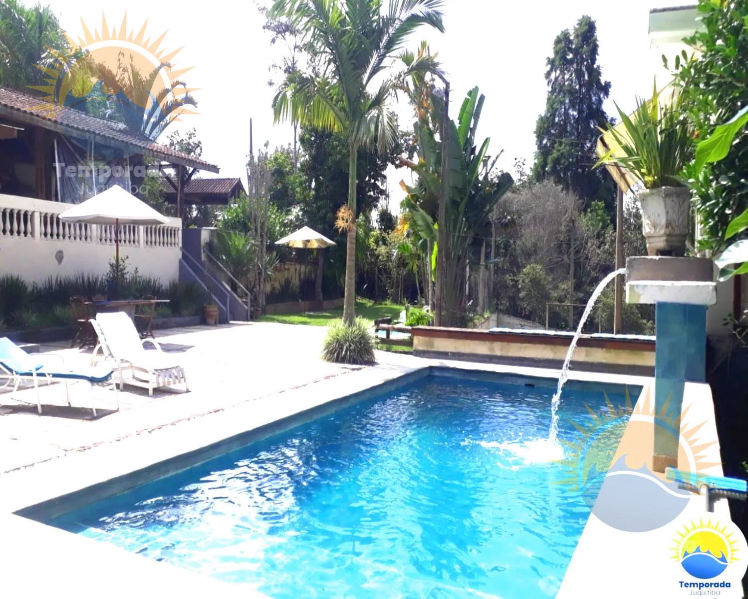 Piscina com cascata e gazebo - foto 3