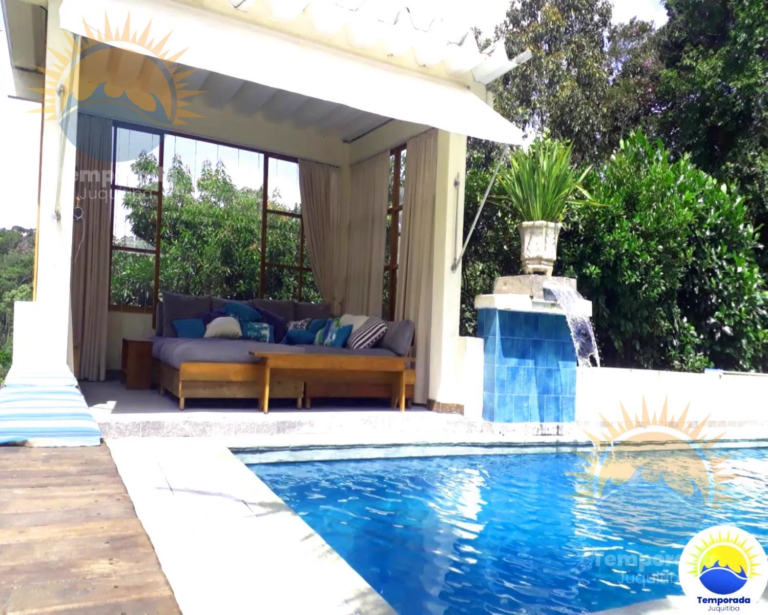Piscina com cascata e gazebo - foto 5