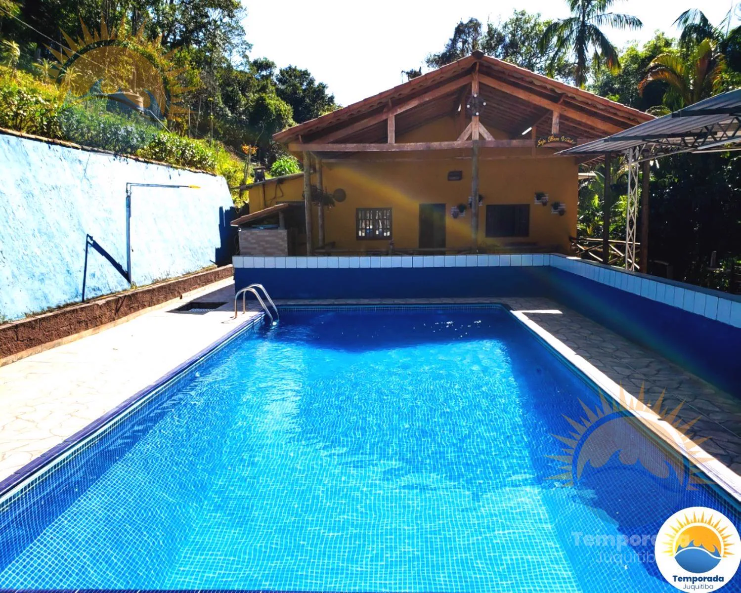 Piscina e campo de futebol, fácil acesso, Juquitiba