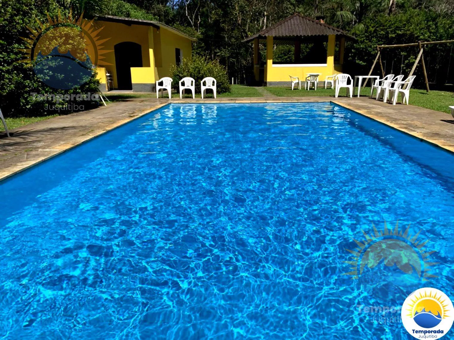 Piscina em alvenaria com dois lagos de pesca - foto 4