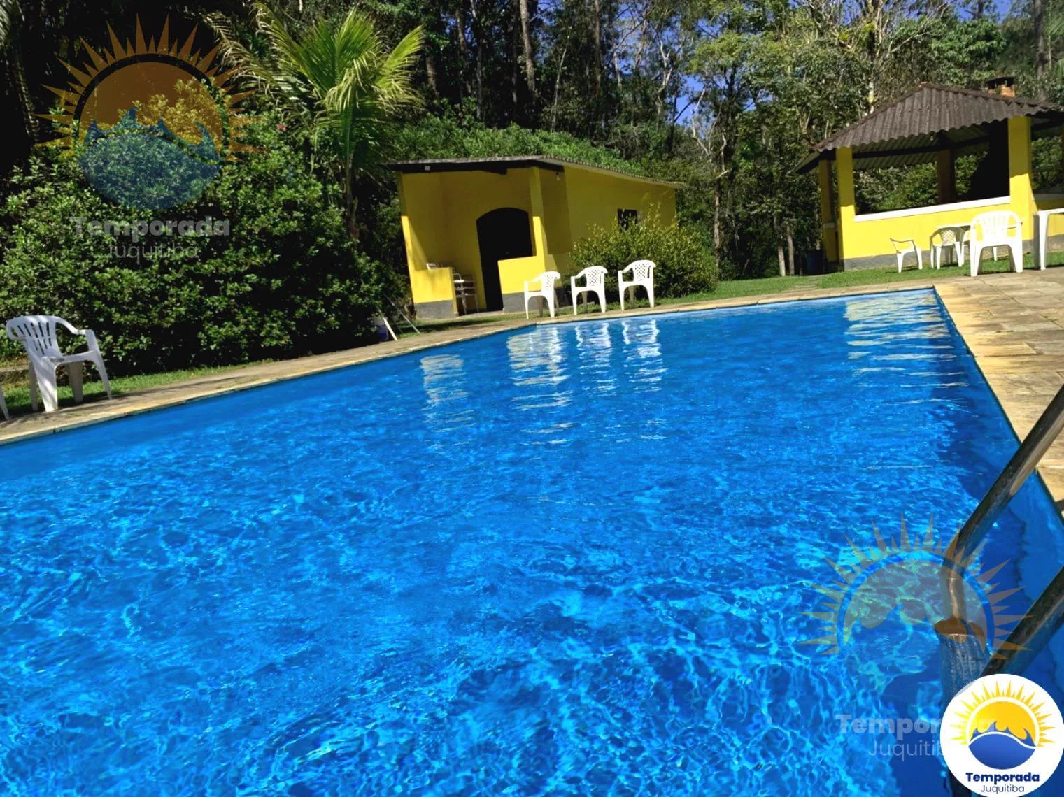 Piscina em alvenaria com dois lagos de pesca - foto 5