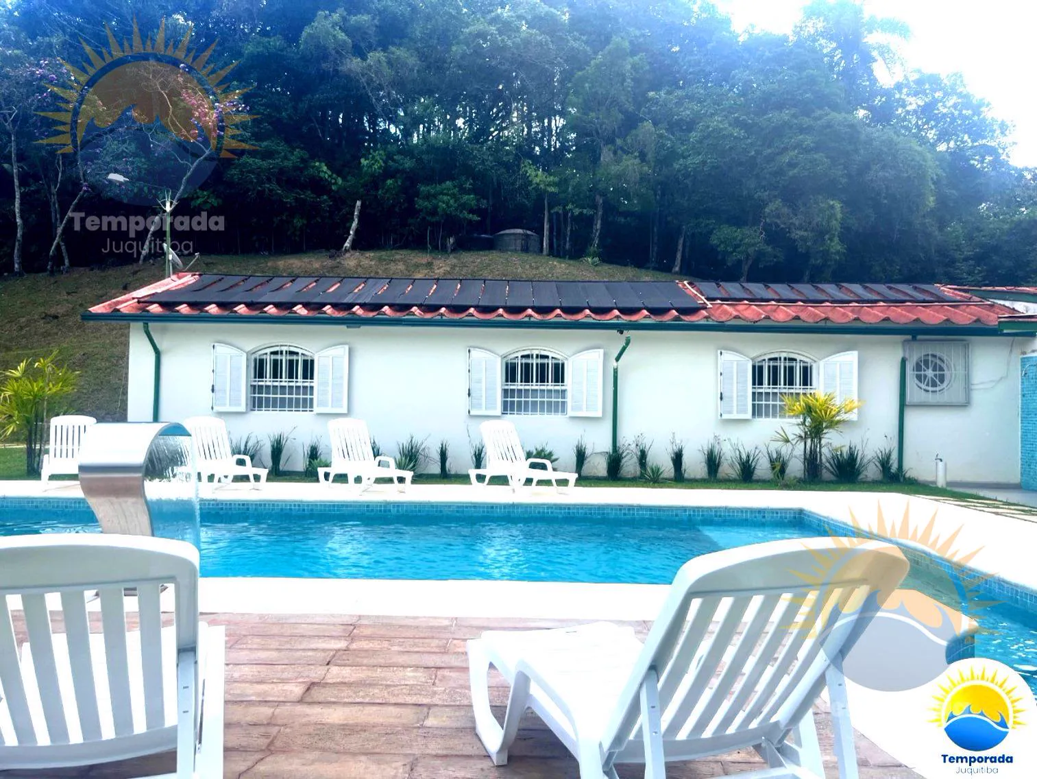 Piscina aquecida com hidro e cascata - foto 3